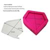 BK2050 Creative Geometric Polygon Concreto Flowerpot Suculenta Flowerpot Molde de silicone