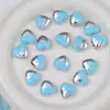 Accesorios con Lentejuelas de Corazón de Arena Movediza Electrochapados en Acrílico Cuentas Sueltas Pulsera Hecha a Mano para Bricolaje Cadena para Teléfono Móvil Material de Cuentas para Colgar en el Coche