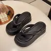 Chanclas super suaves de 7 cm para mujer, calzado de exterior, chanclas con sensación de EVA, zapatos de plataforma pequeña, sandalias que aumentan la altura, venta al por mayor