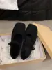 Zapatos Planos Mary Jane Estilo Coreano para Mujer, Novedad Otoño e Invierno 2024 Negros Suaves Versátiles Zapatos de Felpa