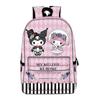 3D Nuevo Producto Impreso Periférico Sanrio Kuromi Kuromi Mochila Escolar Mochila Gran Capacidad Mochila Totalmente Impresa