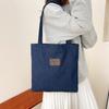 Bolsa de Ombro Jeans 2025 Nova Vintage Grande Capacidade Bolsa de Compras para Mamãe Artística Para Deslocamento Simples Bolsa de Lona para Mulheres