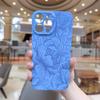 Capa de telefone Cross-border Ins Blue Flower iphone15 para Apple 14promax Capa de telefone com tudo incluído Filin Hard Shell
