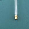 15ml Garrafa de Perfumaria Líquida de Ouro Garrafa de Spray Garrafa de Tubo de Engarrafamento Transparente Garrafa de Cosméticos Pacote de Viagem de Produtos de Vidro