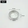 Y25-Y29 Aleación de Aluminio Molde para Tartaleta Plana Bandeja para Hornear Molde para Pastel de Gelatina Herramientas para Hornear Tartaletas Moldes para Pasteles de Postre