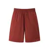 Shorts Casuales Sueltos de Seda de Hielo de Gama Alta para Hombre, Estilo Delgado de Verano, Shorts Casuales con Retazos, Versátiles para Uso al Aire Libre