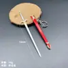 Espada Pequeña Mini Modelo de Arma Antigua Colgante Espada Infantil Llavero de Metal Arma Antigua Sin Hoja