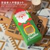 Bolsa Transparente de Souvenir de Navidad 2025 Caja para Pastel Galleta de Manzana Dulces Caja de Regalo Caja de Embalaje Caja de Embalaje
