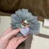 Scrunchie de Renda Floral Fresco e Delicado para Mulheres, Estilo de Luxo, Elástico Suave para Rabo de Cavalo, Novo Acessório de Cabelo