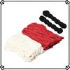 Linha de algodão puro para quilting de costura à moda antiga, linha de algodão caseira feita à mão, atacado de linha de algodão preta, branca e vermelha