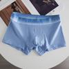 Roupa Íntima Masculina Verão Gradiente Algodão Puro Algodão Classe A Boxer Boxer de Alta Densidade Macio Antimicrobiano Respirável Secagem Rápida Shorts