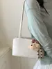 Nova bolsa de axila de nicho de alta qualidade para mulheres no comércio exterior transfronteiriço, bolsa quadrada pequena texturizada, simples e fashion, bolsa de ombro para o dia a dia