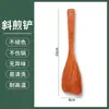 Espátula de madeira maciça, cabo longo, espátula de madeira para wok, espátula antiaderente, espátula para saltear, espátula para fritar, colher, utensílios de cozinha, atacado para exportação.