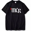 2025 Nuevo Modelo Comercio Exterior Marca Independiente Holgada y Cómoda Camiseta My Chemical Romance Moda Femenina Camiseta Diseño Hipster Genial