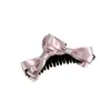 Pinza Banana Dulce de Estilo Coreano con Doble Lazo Tridimensional, Elegante Pinza para Cola de Caballo, Pasador Versátil para el Uso Diario, Accesorio para el Cabello de Nicho