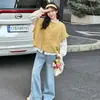 Conjunto de Primavera y Otoño para Niñas 2026 Nuevo Estilo Ropa para Niños Mayores Chaleco Suéter Conjunto de Tres Piezas Elegante Estilo Academia Conjunto de Primavera para Niñas