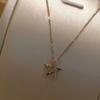 Colar de estrela oca para meninas estilo coreano elegante doce fresco de cinco pontas estrela clavícula corrente com joias de nicho ins