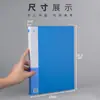 Suministros de Oficina Carpeta de Plástico A4 Carpeta de Doble Clip Carpeta de Archivo Engrosada Archivo de Hojas Sueltas Carpeta Rápida para Trabajo Carpeta de Almacenamiento