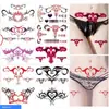 Adesivos de Tatuagem à Prova d'Água Succubus para Meninas Cobertura de Cicatriz de Cesariana Borboleta Sexy Barriga Perna Braço Tentação Longa Duração Pequeno Fresco