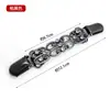 Clipe para Xale Europeu e Americano Retrô Clipe para Suéter Feminino Fivela para Lenço de Seda Cravejada com Diamantes Broche Anti-Exposição Clipe para Gola de Lenço Acessórios de Liga