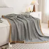 Manta de sofá estilo nórdico para sala de estar manta de tricô para cochilo manta de escritório outono e inverno manta para ar condicionado manta para o pé da cama manta para carro