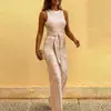 2024 wish transfronterizo europeo y americano ebay Amazon cuello redondo sin mangas lentejuelas punto plateado mono ropa de mujer