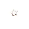 Plata de Ley S925 Pulsera de Cristal con Cuentas Espaciadoras Finamente Elaboradas de Estrella y Corazón Pulsera Tejida Collar Accesorios Hechos a Mano para DIY