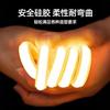 Tira de Luces LED, Ultra Brillante, Sin Parpadeo, Autoadhesiva, Tira de Luces Cob de Silicona Flexible, Sin Ranuras, para Decoración del Hogar, Tira de Luz Lineal
