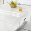 Fábrica direta PVC transparente vidro macio PVC placa de plástico impermeável toalha de mesa transparente placa de cristal bobina inteira atacado