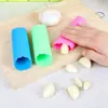 Um Ótimo Ajudante na Cozinha: Descascador de Alho, Tubo Descascador de Alho, Descascador de Alho, Ferramenta para Descascar Alho, Removedor de Casca de Alho, Descascador