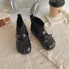 Botines de Color Sólido para Niñas Otoño/Invierno 2026, Botas de Princesa Antideslizantes para Niñas, Botines de Cuero con Lazo para Niños, Suela Suave