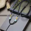 Colgante de Jade de Alta Gama con Broche de Seguridad, Colgante de Jade, Colgante de Jadeíta, Colgante para Collar de Hombre, Cuerda Gruesa