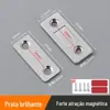 Armário com Porta de Correr Magnética Sem Furos, Fecho de Tira Magnética Autoadesiva para Porta de Armário, Ímã de Porta de Correr Invisível, Batente Magnético Forte para Porta