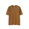 Ropa para Hombre Jie Zhan Lujo Ligero Old Money Camiseta de Doble Cara 2026 Nueva Llegada Primavera/Verano Color Sólido Simple Básica Versátil Manga Corta Personalizable