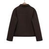 Ropa de Mujer Transfronteriza 2025 Otoño e Invierno Nueva Moda Versátil Casual Holgada Manga Larga Solapa Cálida Chaqueta de Algodón