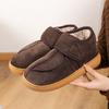 Chinelos de algodão de inverno, quentes para casa, internos, grossos, antiderrapantes, sapatos de lua, pés quentes, sola grossa, novo estilo, sapatos Mao Mao para meia-idade e idosos