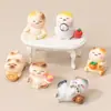 Gato Hada Pequeño Resina DIY Accesorios Decoraciones de Escena Lindas Adornos Giratorios de Escritorio Colgantes para Llavero