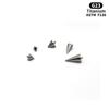 Pendientes Transfronterizos de Aliexpress Acero de Titanio G23 Labret con Pinchos Moda Piercing Ceja Stud Accesorios Venta Directa de Fábrica