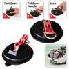 Ventosa para toldo de camping al aire libre, ventosa multifuncional para coche con gancho en S fuerte, ventosa fija para toldo trasero
