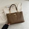 Bolso Tote Retro de Textura de Alta Gama Gran Capacidad para Mujer 2024 Nuevo Combinable Nicho Cadena Bolso de Mano Bandolera