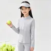 Camiseta térmica infantil de media cremallera, chaqueta de forro polar para niñas, corte ajustado, que estiliza la figura, capa interior cortavientos, camiseta transpirable