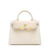 Bolso Kelly para Mujer de Cuero Genuino con Estampado de Palma 2026 Nuevo Versátil Moda Mini Bolso de Hombro Cruzado de Piel de Vaca