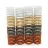 Comercio Exterior Alta Elasticidad Metal Plata Brillante Cordón para Teléfono Goma para el Cabello Translúcida Diadema Grande Cuerda para el Cabello Accesorios para el Cabello