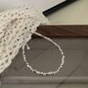 Niche Design Primavera e Verão S925 Pulseira de Prata Esterlina Enfeites de Mão com Contas de Prata Quebrada Joias da Sorte Turquesa para Mulheres