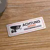 Stock Listo Venta al Mayoreo Letreros de Advertencia Autoadhesivos para Cámara Letreros de Amazon Letreros de Aluminio de Advertencia de Videovigilancia Letreros de Aviso