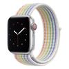Adecuado para Applep Apple Iwatchs109Se Malla Trenzada de Nailon Transpirable S11 Bucle Velcro Correa Ultra