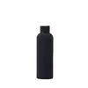 Nova garrafa de água esportiva de aço inoxidável com isolamento, boca pequena americana, garrafa com isolamento a vácuo, garrafa de água esportiva para exterior, carro