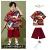 1º de junho infantil Roupas de desempenho infantil Reunião esportiva de alunos do ensino fundamental e médio Roupas de classe de jardim de infância estilo chinês Cheongsam Roupas de desempenho para meninos Maré