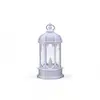 Linternas de Viento Hexagonales al por Mayor Transfronterizas, Luces Decorativas Portátiles Navideñas, Regalos de Halloween, Velas Electrónicas LED Retro