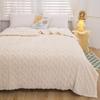 Comercio Transfronterizo Manta Jacquard Gruesa de Terciopelo Doble Cara Manta Individual para Lanzar Manta de Sofá Manta para Siesta Regalo Esponjosa